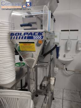 Balança dosadora envasadora em inox Golpack 5000