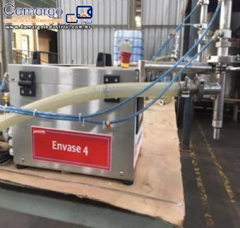 Envasadora 2 bicos semiautomtica em ao inox